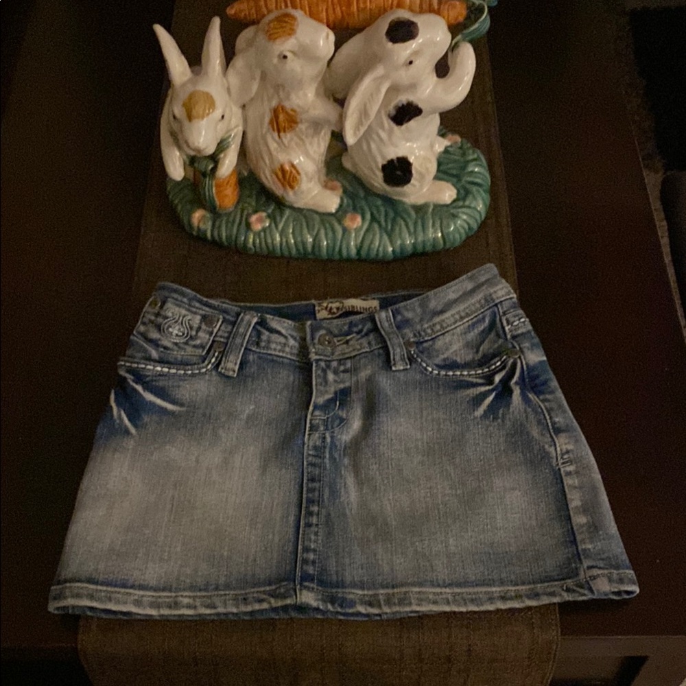 Denim Mini Skirt size 8 kids